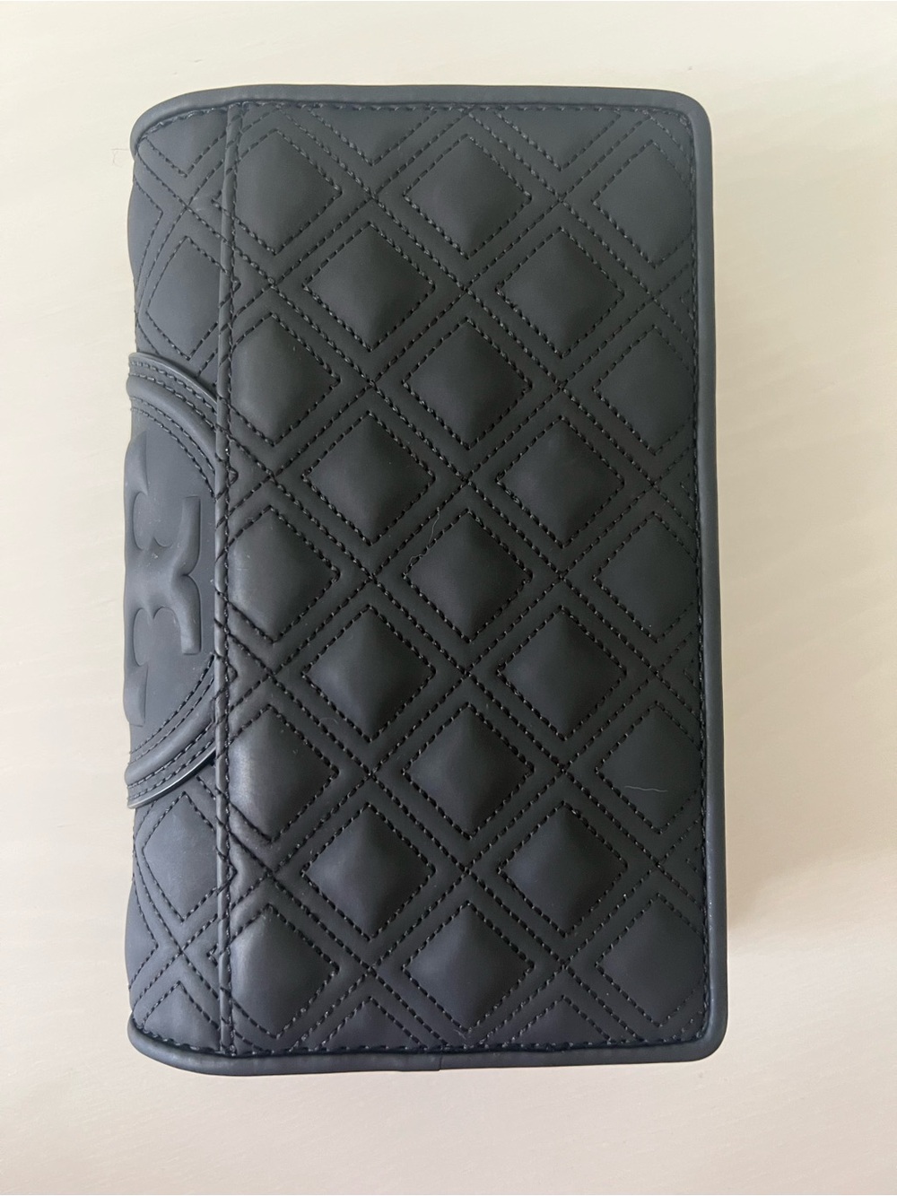Tory Burch Fleming Matte Wallet on Chain / Crossbody – Black - Picture 7 of 16